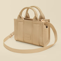 Vegan Leather Baby Sloane Tote - Gilded Beige