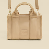 Vegan Leather Baby Sloane Tote - Gilded Beige