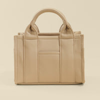 Vegan Leather Baby Sloane Tote - Gilded Beige