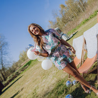 Nessa Short - Roze/Groen