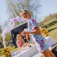 Nessa Short - Paars/Blauw