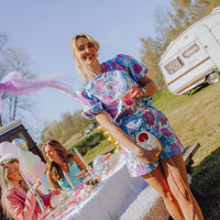 Nessa Short - Paars/Blauw