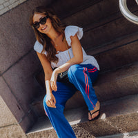 Stripe Pants - Blauw