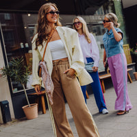 Stripe Pants - Khaki