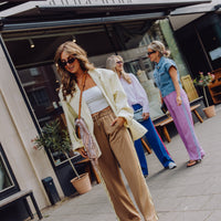 Stripe Pants - Khaki