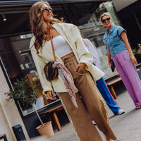 Stripe Pants - Khaki