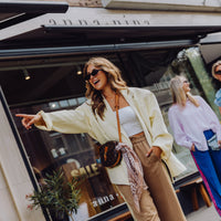 Stripe Pants - Khaki