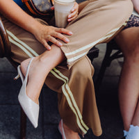 Stripe Pants - Khaki