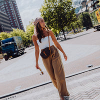 Stripe Pants - Khaki