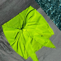Crush Micro Mesh Sarong Lemon