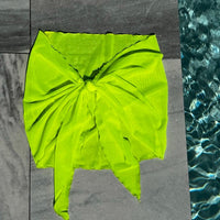 Crush Micro Mesh Sarong Lemon