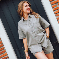 Zaar Short - Mid Grey