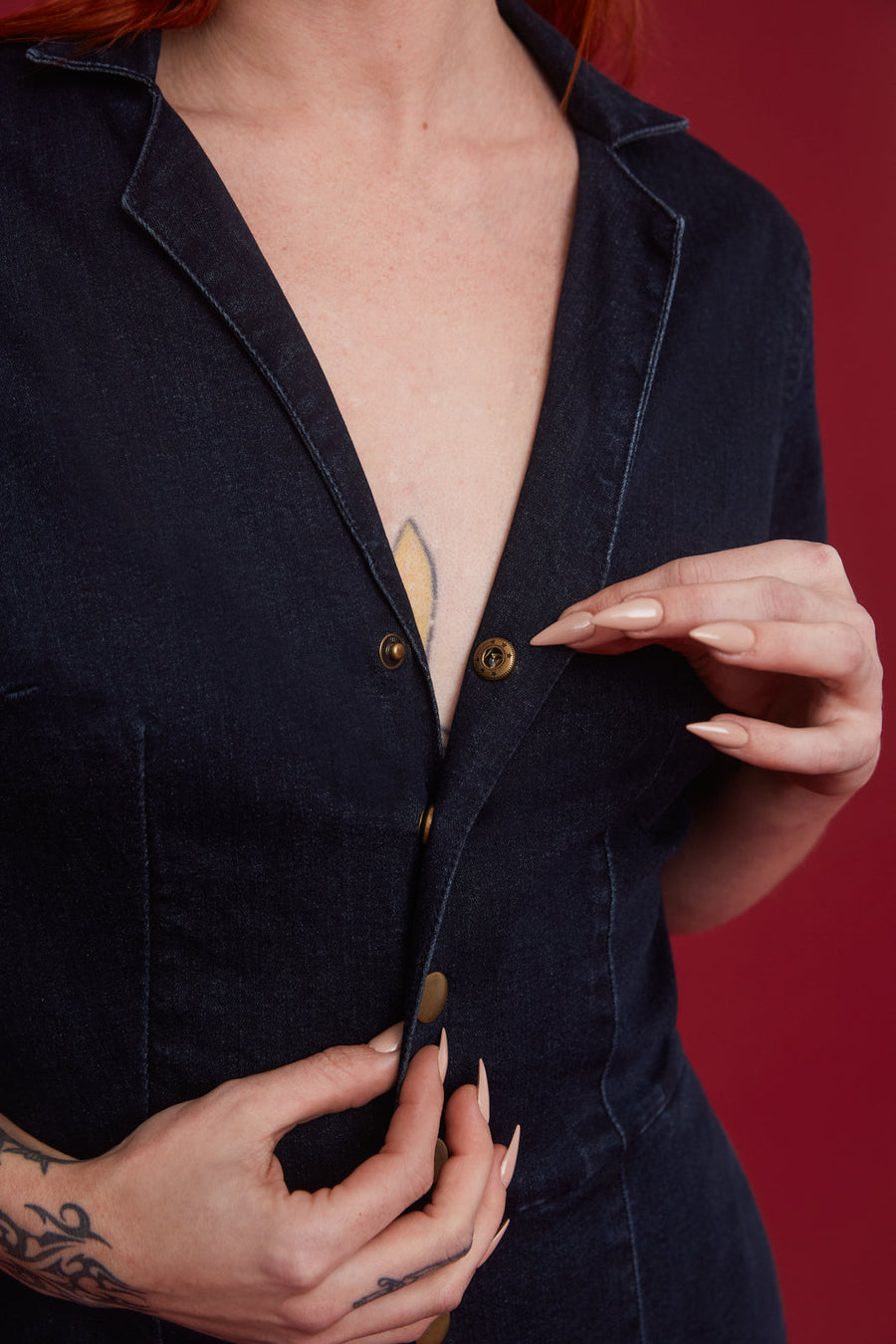 Midnight Denim Jumpsuit