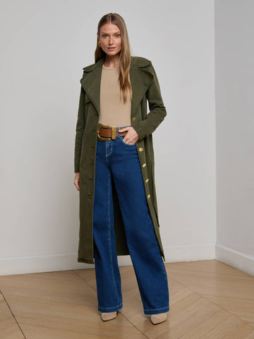 Zavia Denim Trench Coat