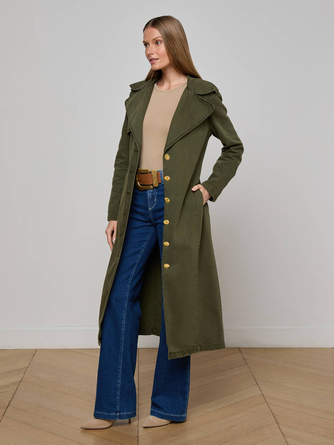 Zavia Denim Trench Coat