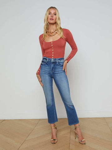 Mira Cropped Bootcut Jean
