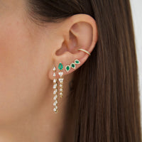 Diamond Teardrop Earrings