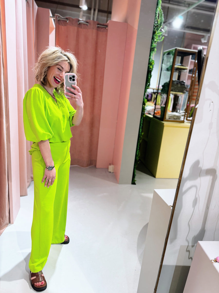 Ora Pants - Lime