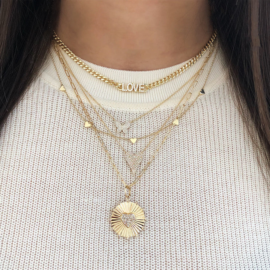 Diamond Butterfly Necklace