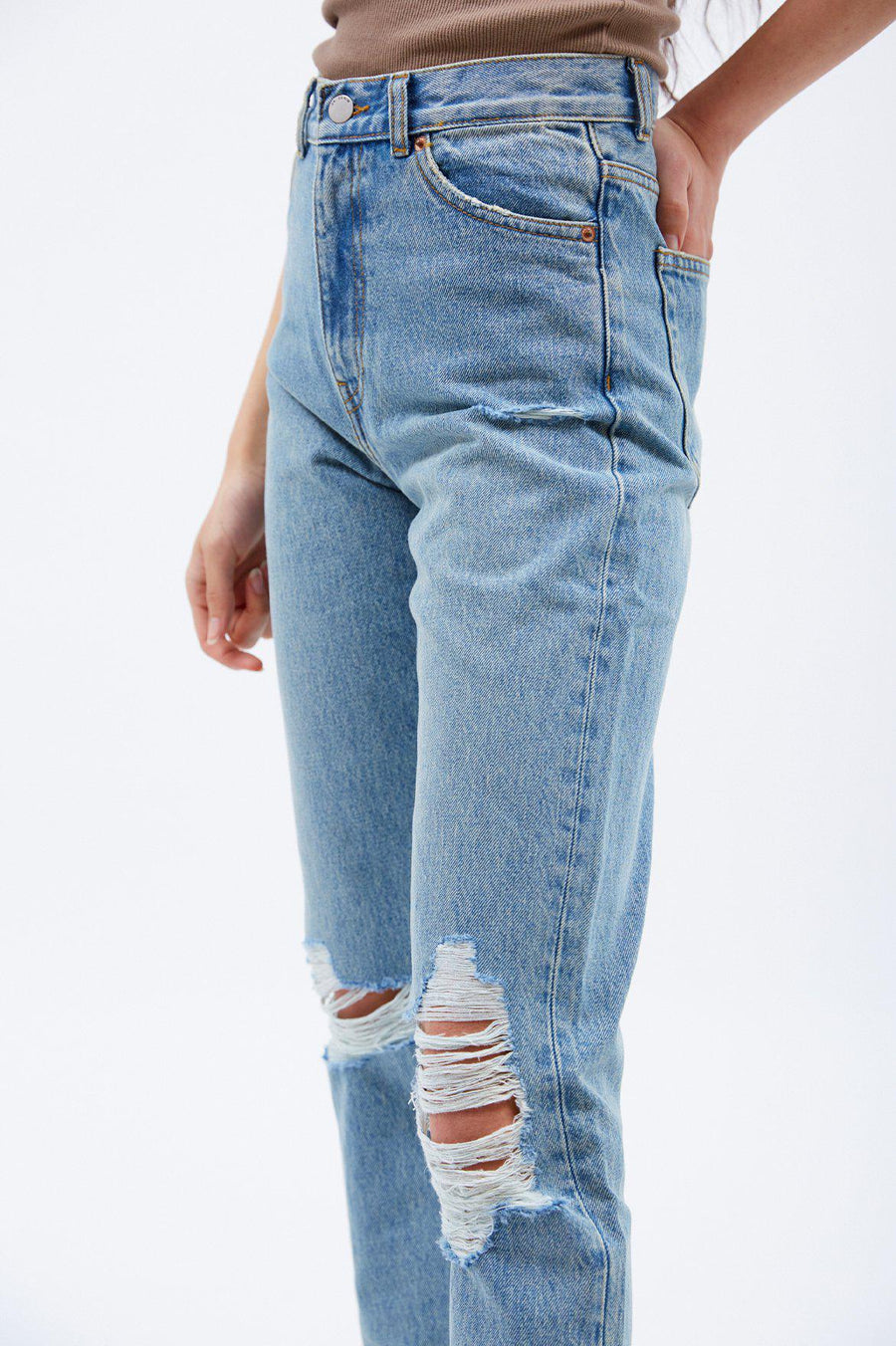 DR. DENIM - Nora - Canyon Sky Dirt Ripped
