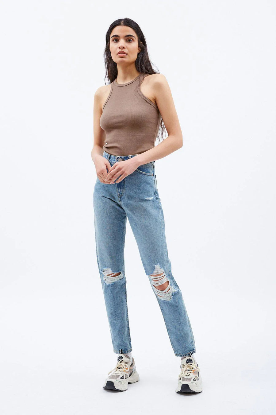 DR. DENIM - Nora - Canyon Sky Dirt Ripped