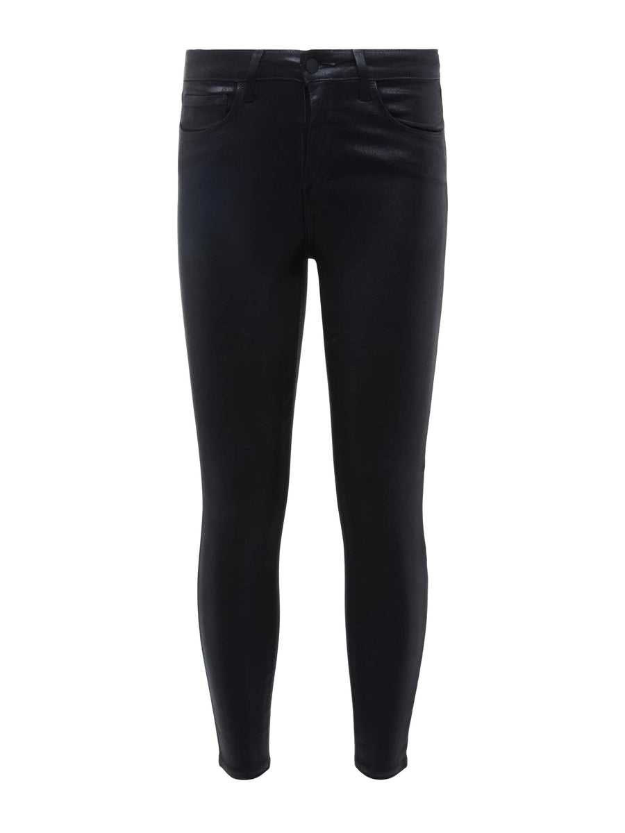 Margot Coated Cropped Skinny Jean