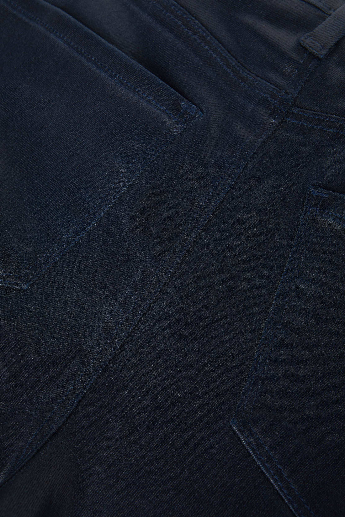 Ruth Coated Straight-Leg Jean