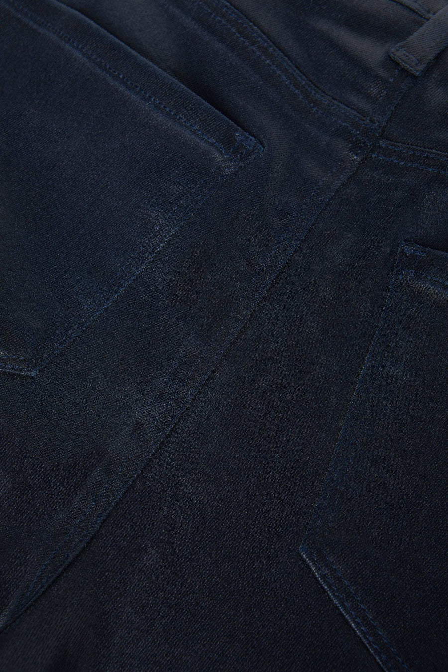 Ruth Coated Straight-Leg Jean