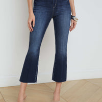 Kendra Cropped Flare Jean