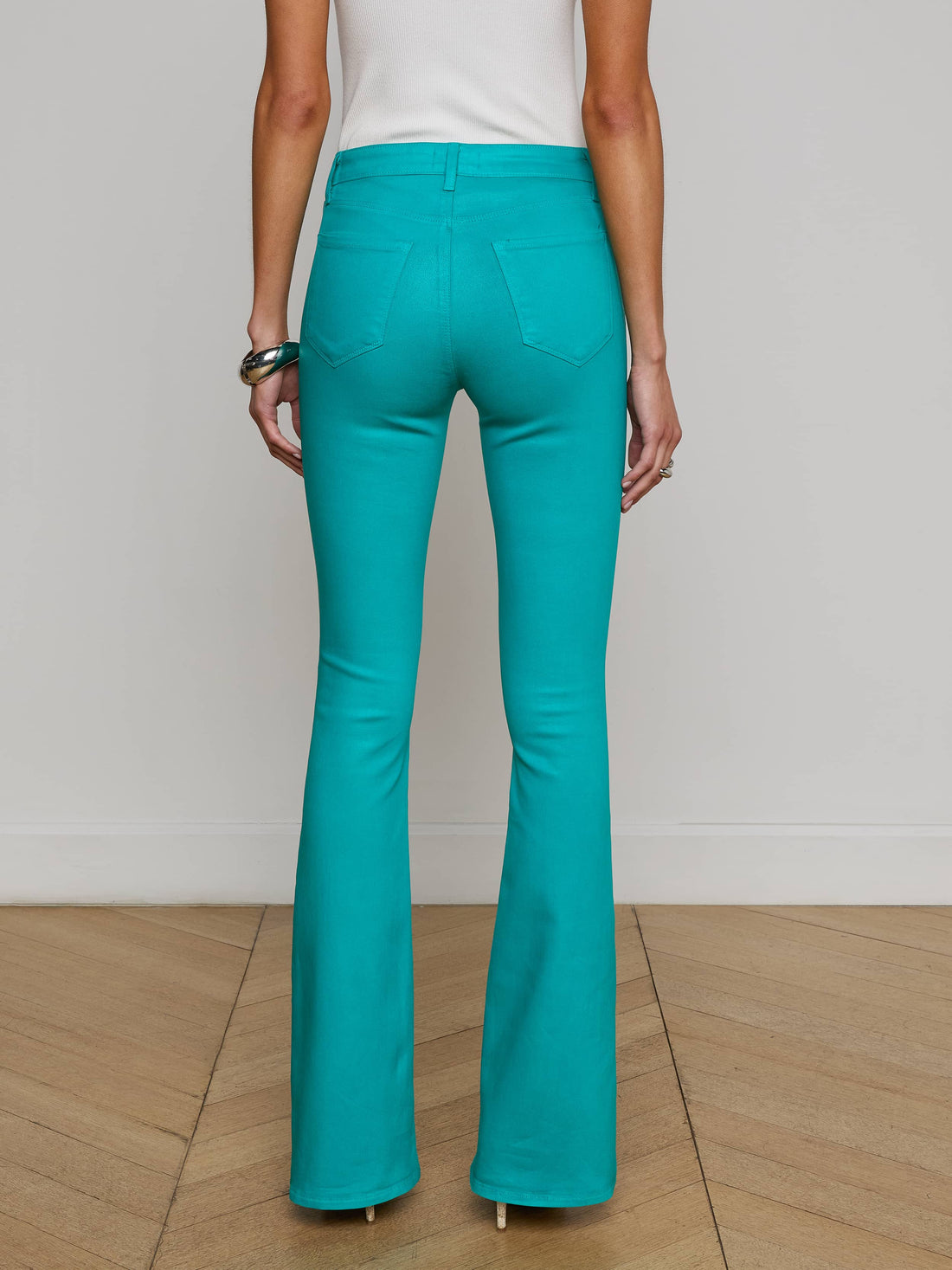 Marty Coated Flare Jean