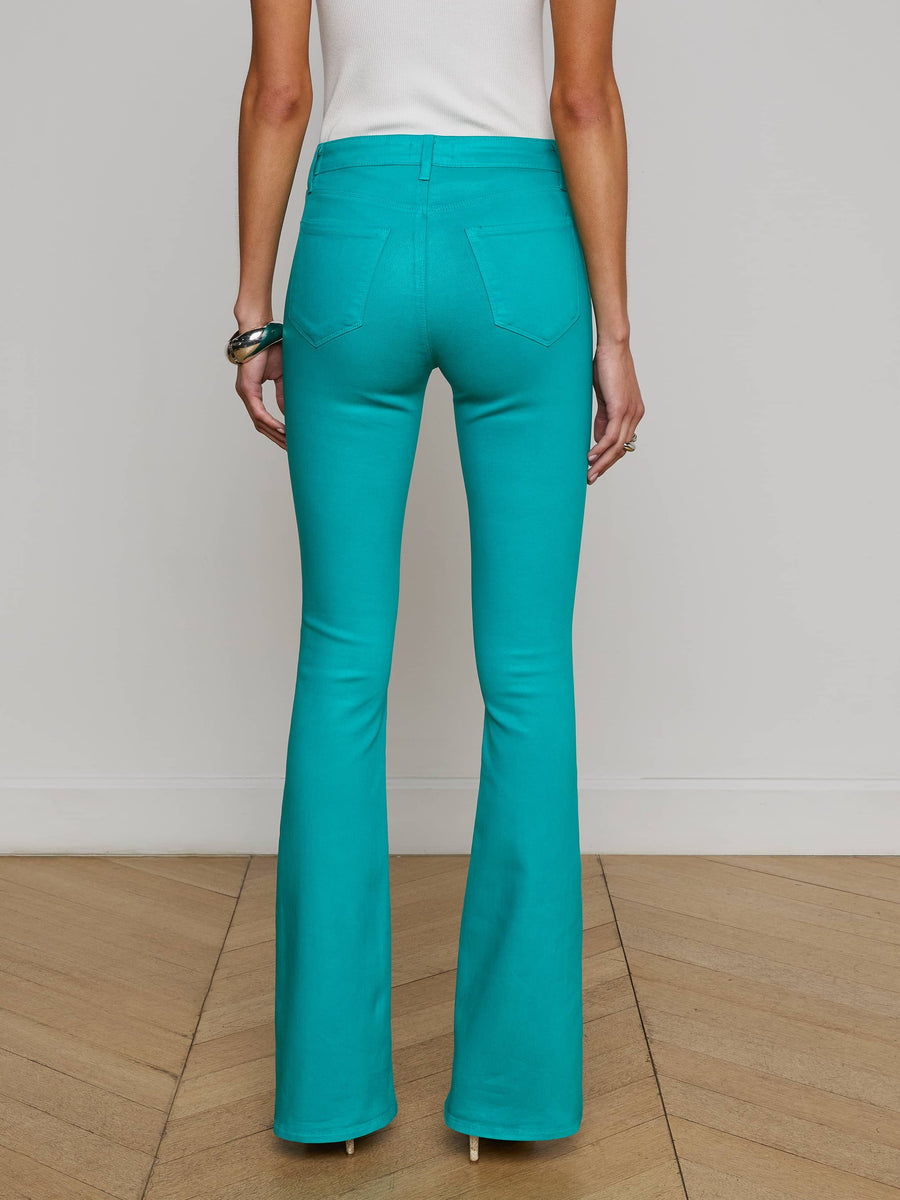 Marty Coated Flare Jean