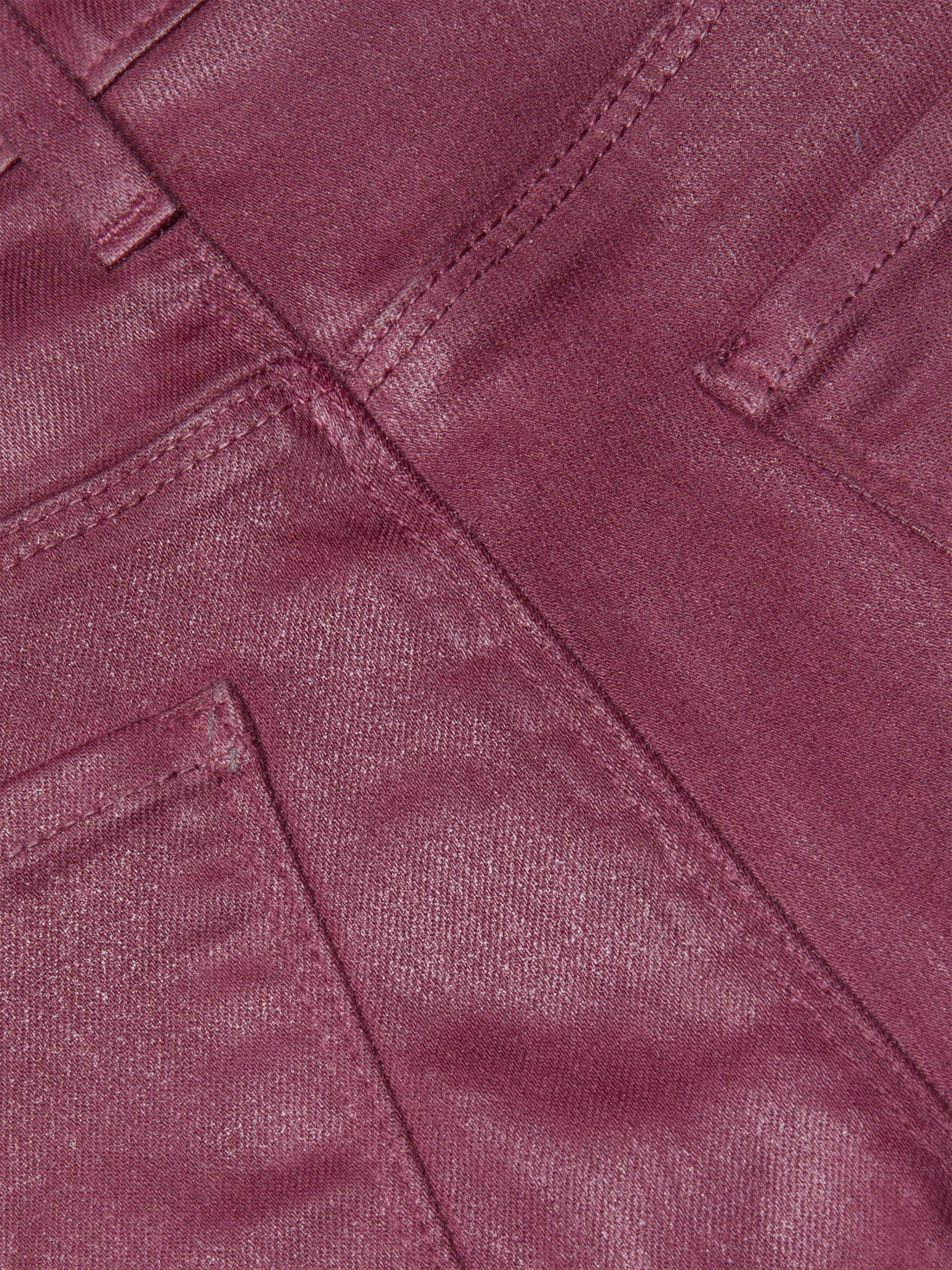 Kendra Coated Cropped Flare Jean