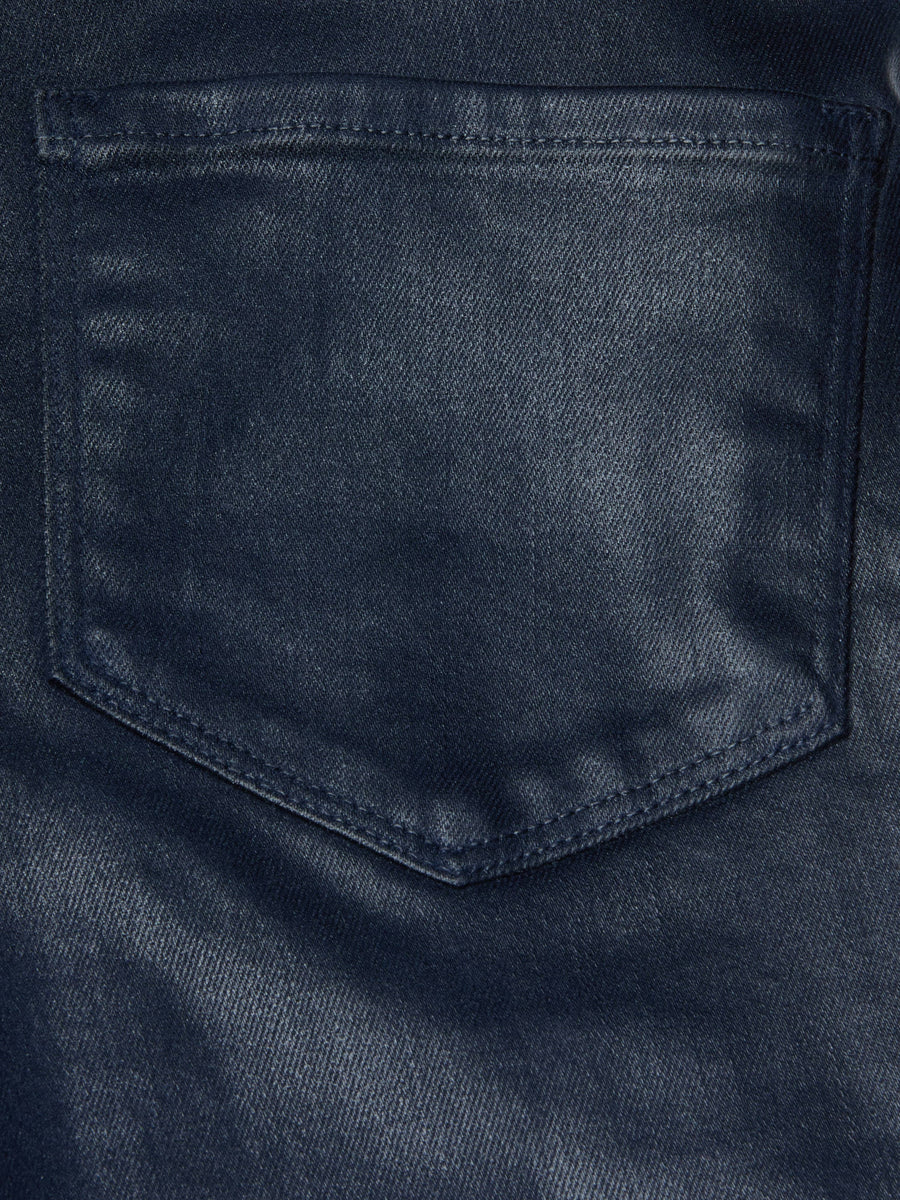 Clayton Coated Wide-Leg Jean