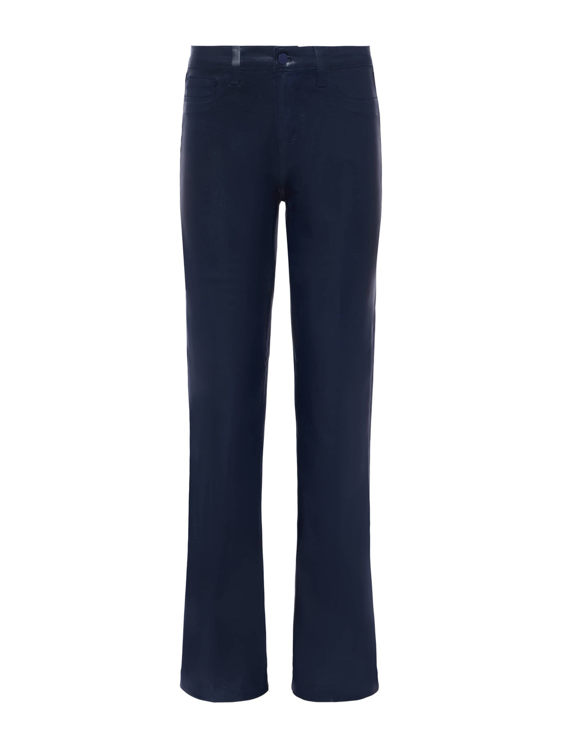 Clayton Coated Wide-Leg Jean