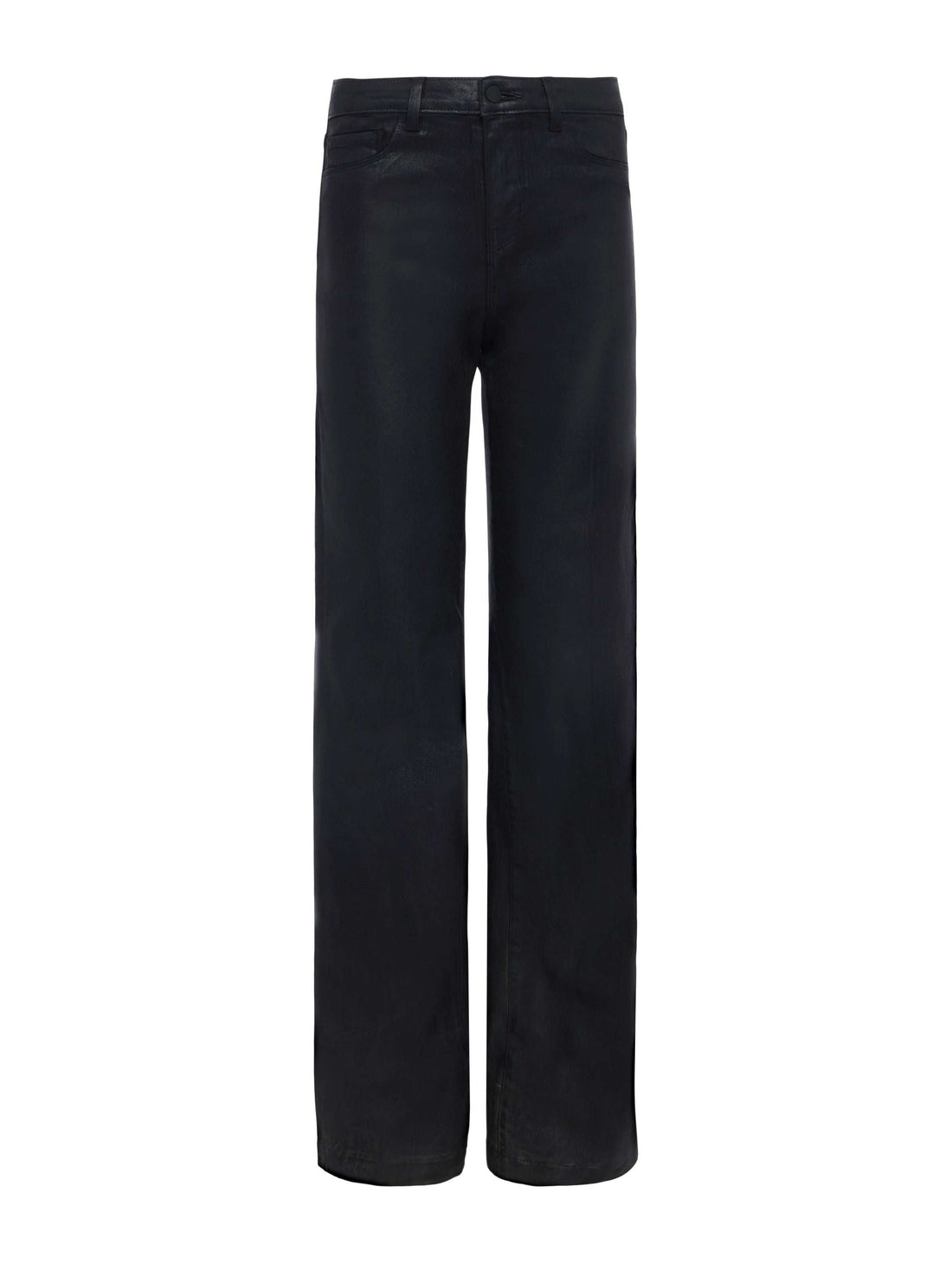 Clayton Coated Wide-Leg Jean