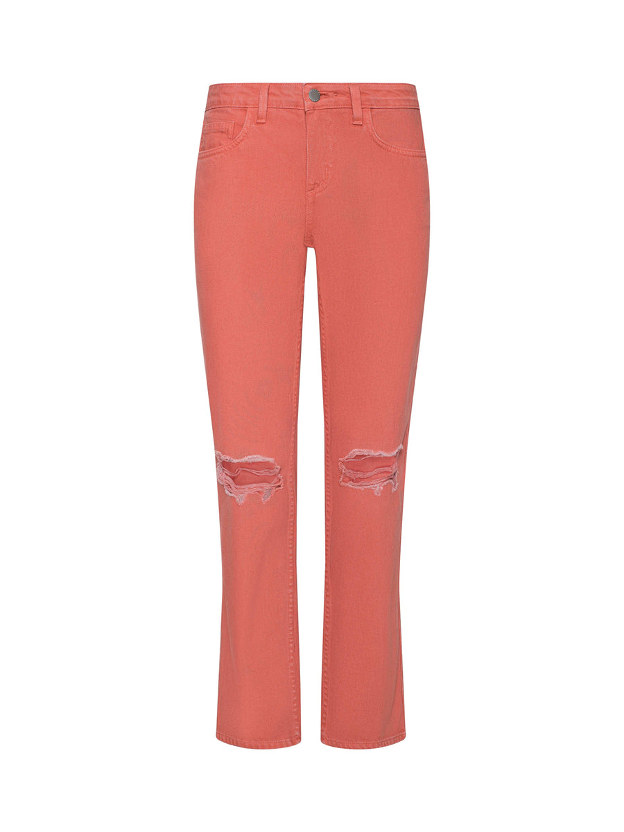 Nevia Slouchy Straight-Leg Jean