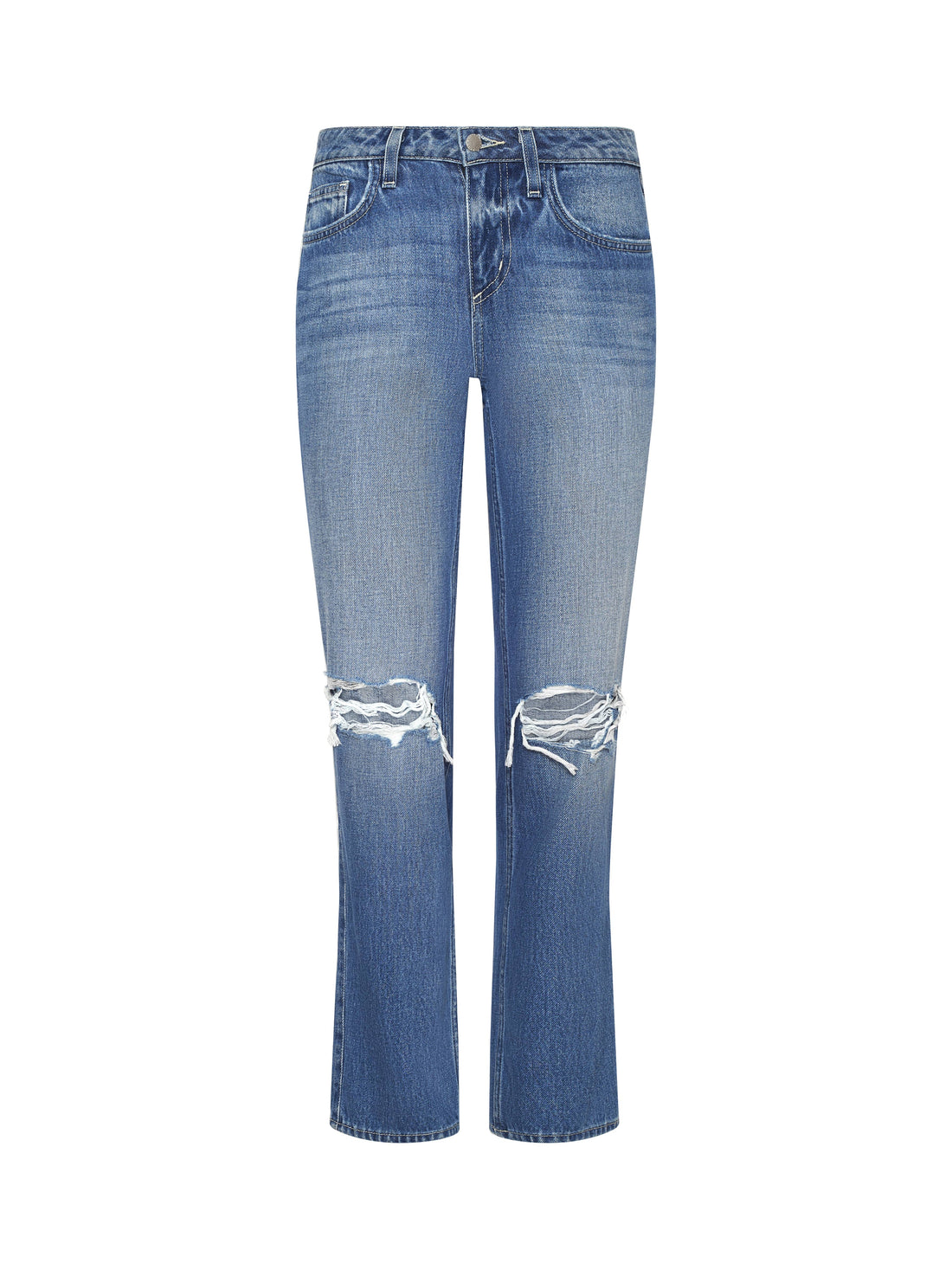 Nevia Slouchy Straight-Leg Jean