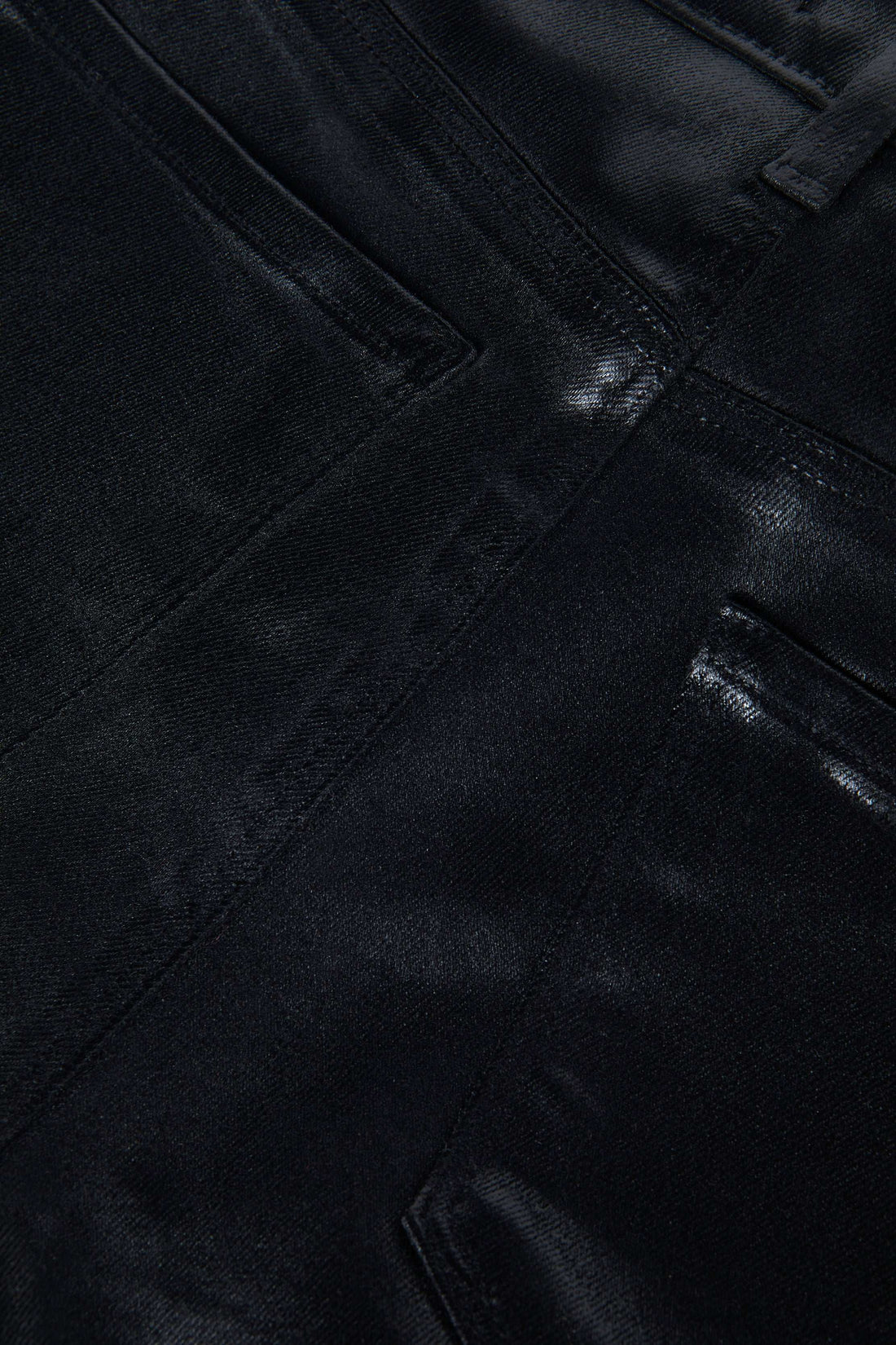 Sneeki Coated Straight-Leg Jean