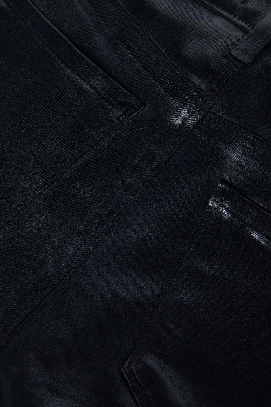 Sneeki Coated Straight-Leg Jean