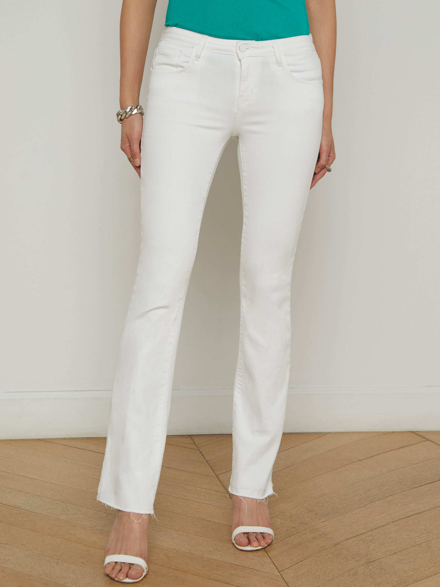 Sneeki Low-Rise Straight-Leg Jean