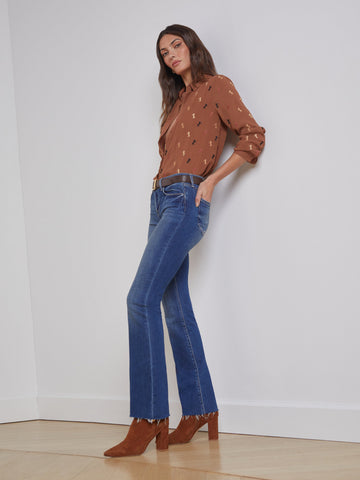 Sneeki Low-Rise Straight-Leg Jean
