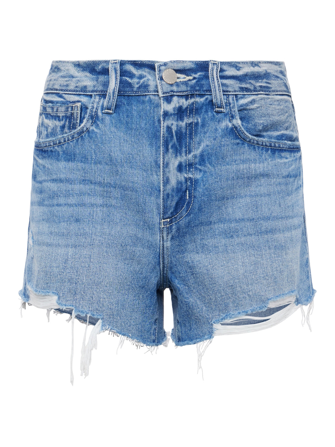 Beck Raw-Hem Denim Short