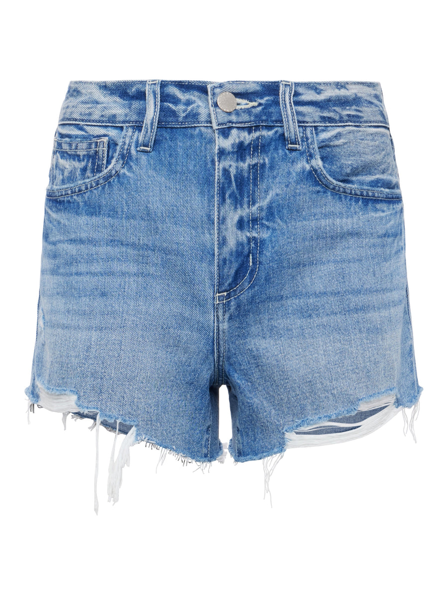 Beck Raw-Hem Denim Short
