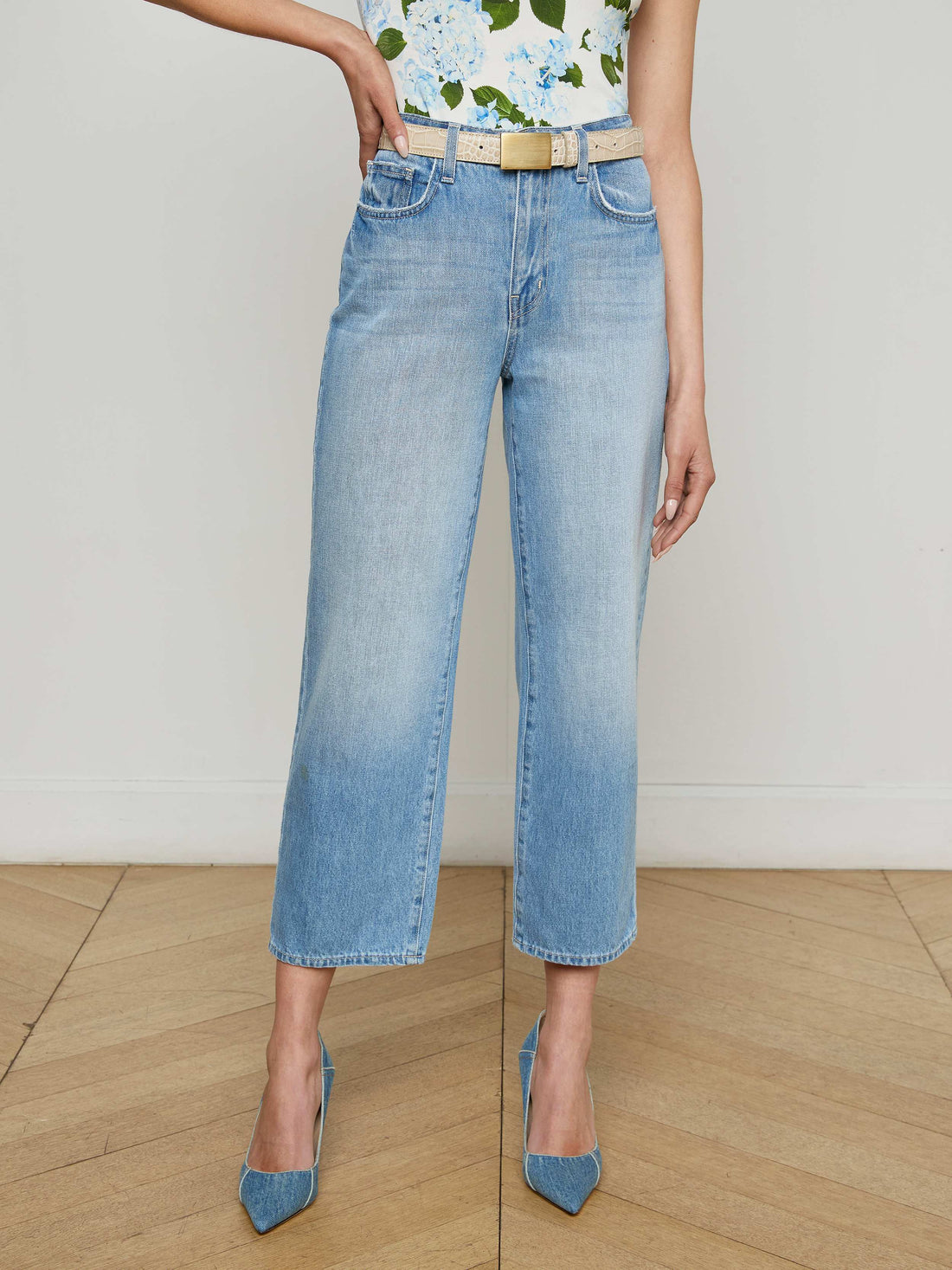 June Cropped Stovepipe Jean