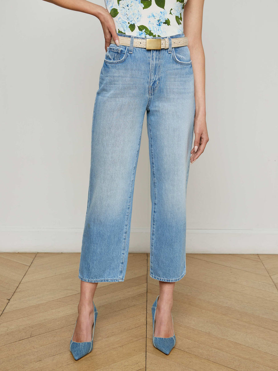June Cropped Stovepipe Jean
