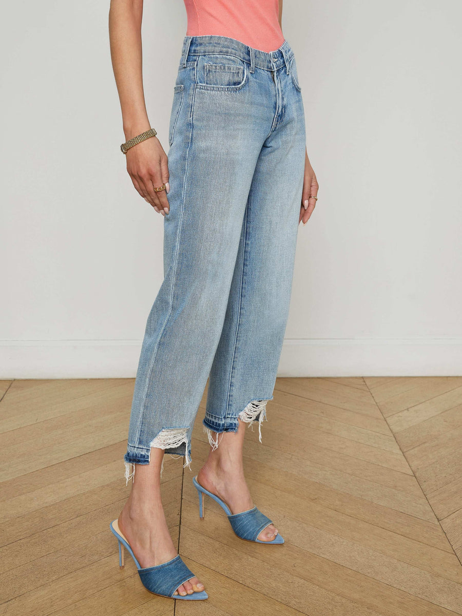 Blaine Cropped Stovepipe Jean