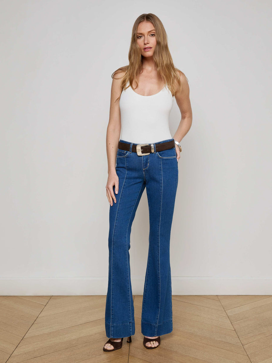 Lenora Low-Rise Flare Jean