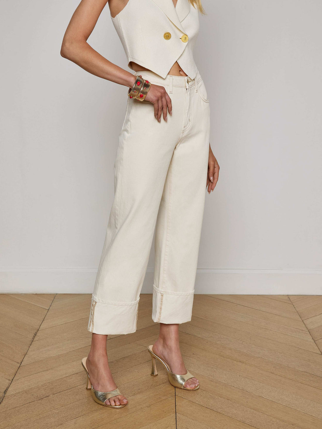 Leighton Cropped Cuffed Jean