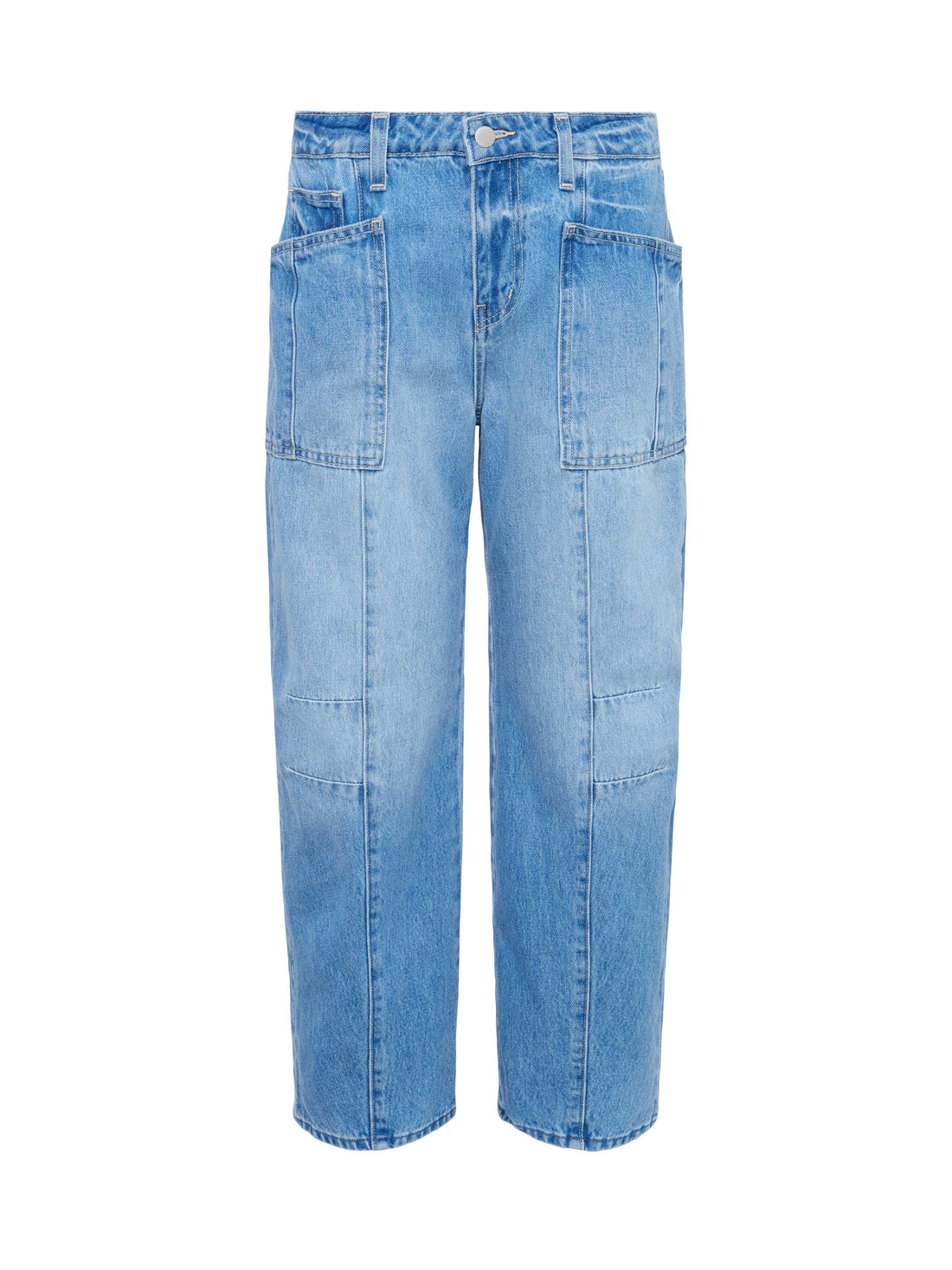 Cody Cropped Barrel-Leg Jean