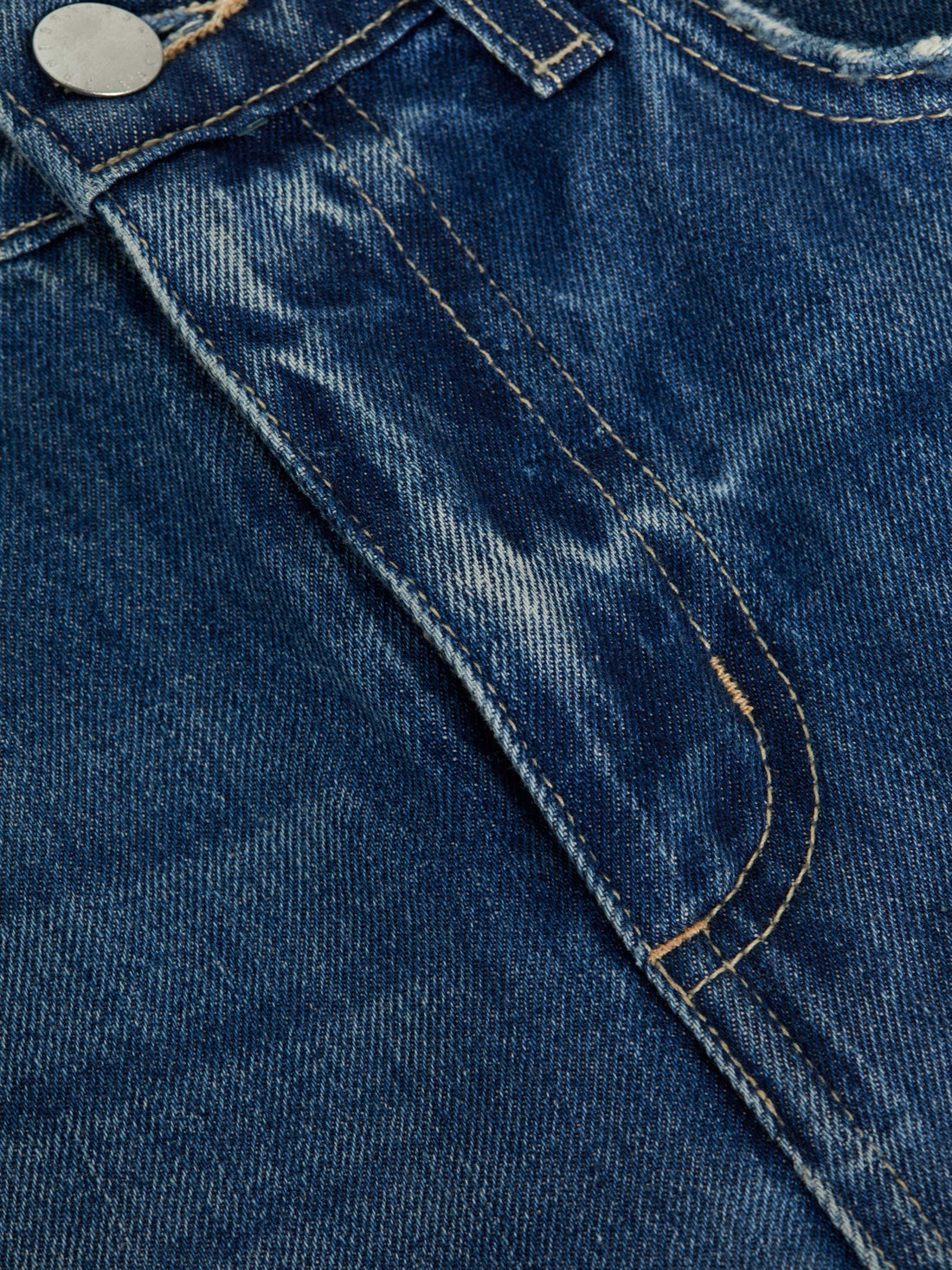 Teya Low-Rise Denim Short